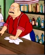 Billy Bob as "Bill" the bartender