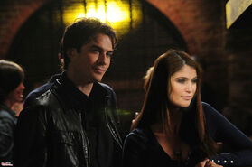 Damon and Elsa watching Lexi and Stefan