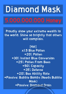 Diamond Mask stats