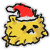 Hivesticker festive pufferfish