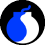 The Blue Bomb Sync Icon.