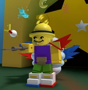 A player wearing the Belt Pocket.