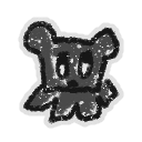 Hivesticker uplooking bear