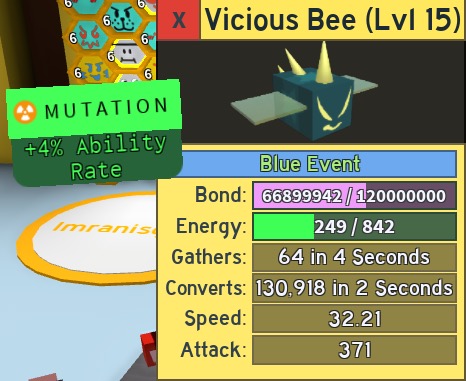 Mutation Bee Swarm Simulator Wiki Fandom - how to make difret bees in roblox bee simulator