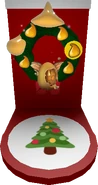 Black Bear's Honey Wreath after completing his Beesmas 2020 quest.