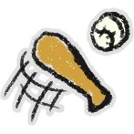 Hivesticker baseball swing