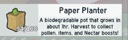 Paper Planters in a player's inventory.