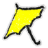 Hivesticker yellow umbrella