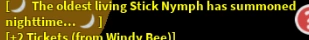 “🌙 The oldest living Stick Nymph has summoned nighttime... 🌙”