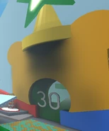 The Bear Gate design during Beesmas events.