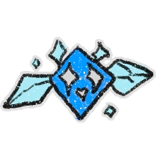 Hivesticker diamond diamond bee