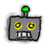 Hivesticker robot head