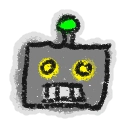 Hivesticker robot head