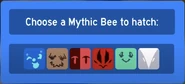 Hatching a Choose-A-Mythic Egg.