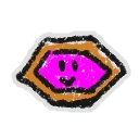 The cancelled "Pink Hive Slot" sticker.