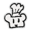 Hivesticker chef hat polar bear