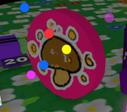 A sticker token.