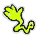 Hivesticker yellow sticky hand