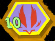 A Level 10 Gifted Spicy Bee Hive Slot.