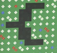 The bracket { symbol uncovered in a field.