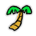 Hivesticker palm tree