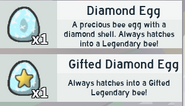 Diamond eggs gifted one