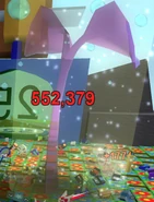 A gummy sprout in the Mountain Top field.