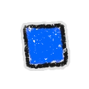 Hivesticker blue square