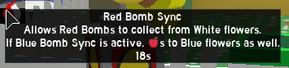 The Red Bomb Sync's description before the 2021-12-26 update.