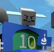 Brave Bee's model on the Brave Bee Gate.