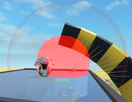 A Star popping behind a player.