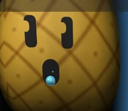 Pineapple face.png (114 KB) The Pineapple's face when it is blowing sparkles.