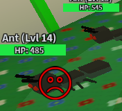 An ant stunned by Digital Bee's Mind Hack.