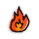 Hivesticker small flame