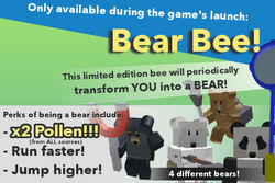 NEW* LEGENDARY BEE SWARM SIMULATOR CODES!! (BEAR BEE PERK) 