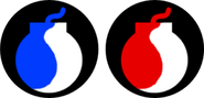 Blue Bomb Sync (left) and Red Bomb Sync (right).