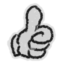Hivesticker thumbs up hand
