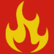 The icon for the Flame Heat buff.