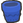 Blue Clay Planter