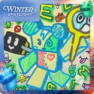 Sticker update icon but modified for the Winter Spotlight event.