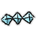 Hivesticker diamond trim