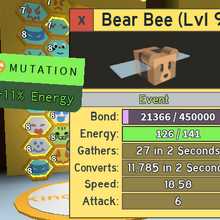Mutation Bee Swarm Simulator Wiki Fandom - new update info leaked mutations in roblox bee swarm