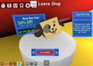 Puppy Bee on sale for 50% off.