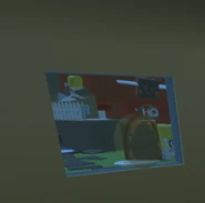 The Plastic Egg token inside the Lava Parkour.