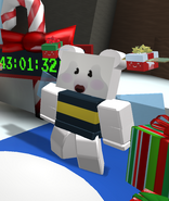 Bee Bear's location for Beesmas 2018.