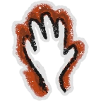 Hivesticker prehistoric hand