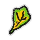 Hivesticker spatulate leaf