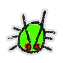 Hivesticker forward facing aphid