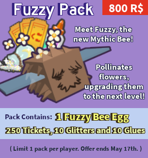 Fuzzy Bee Bee Swarm Simulator Wiki Fandom - roblox bee swarm simulator how to get tickets