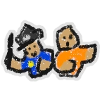 Hivesticker cop and robber